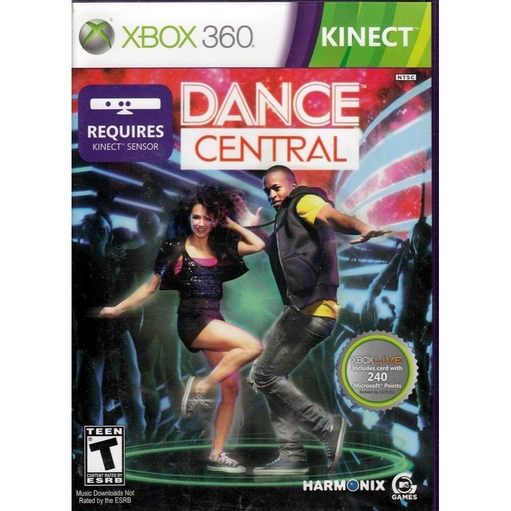 Dance Central (Microsoft Xbox 360, 2010) Kinect - Complete With Manual - Tested